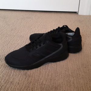 Black Adidas Tennis Shoe